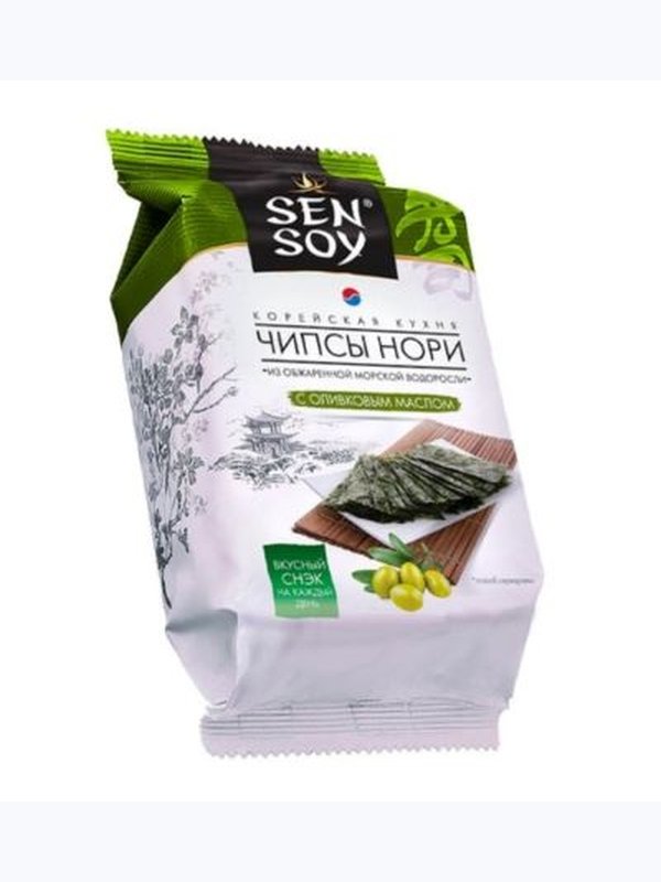 Чипсы нори Sen Soy, 4 г