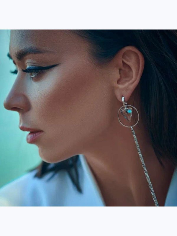 Серьги «Сердца-невидимки»