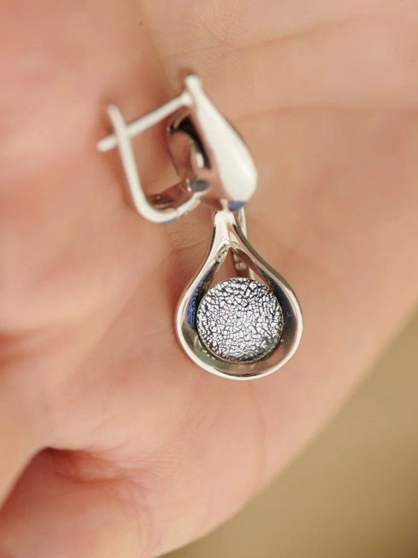 Серьги «Серебро ночи»