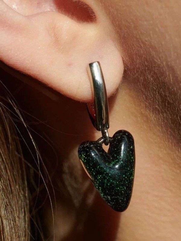 Серьги «Сердце тайги»