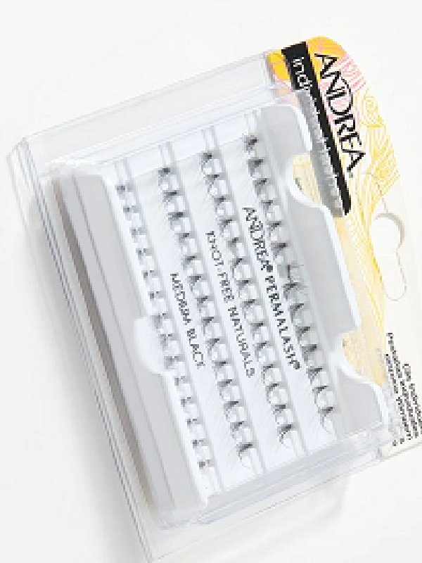 Andrea Perma Lash Naturals Natural Medium Пучки ресниц безузелковые средние черные, шт