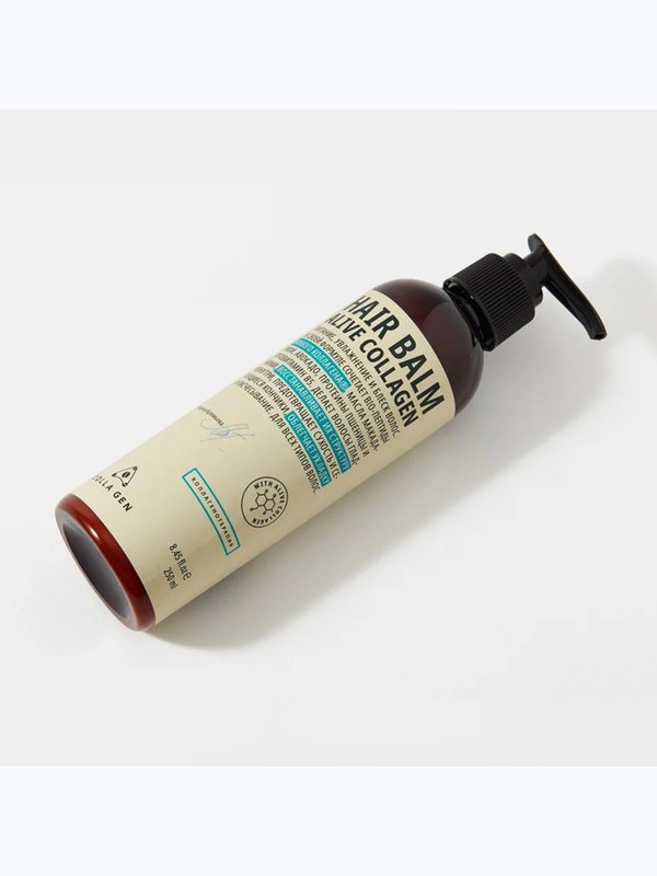 Бальзам для увлажнения и блеска волос с ЖИВЫМ КОЛЛАГЕНОМ "HAIR BALM ALIVE COLLAGEN"