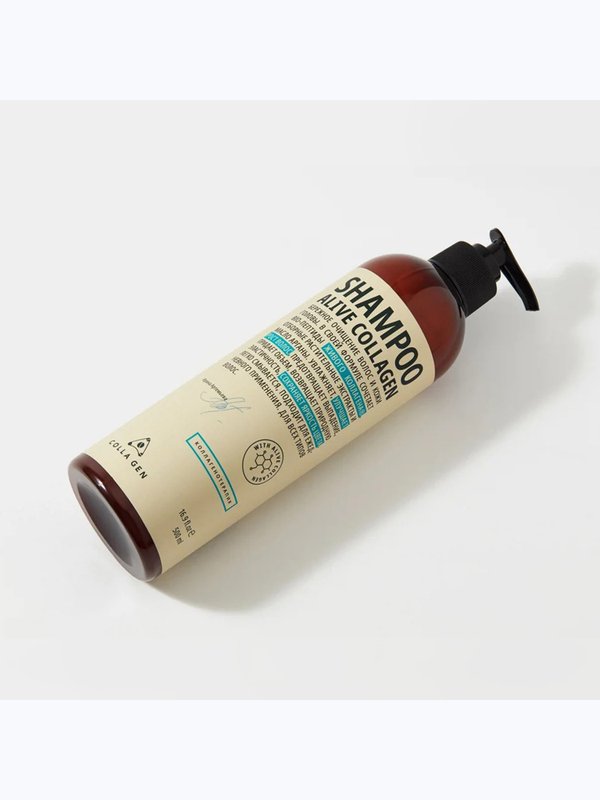 Шампунь для ежедневного применения с ЖИВЫМ КОЛЛАГЕНОМ "SHAMPOO ALIVE COLLAGEN"