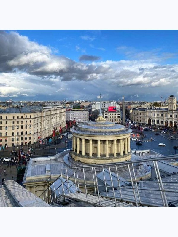 Прогулка по крышам Петербурга