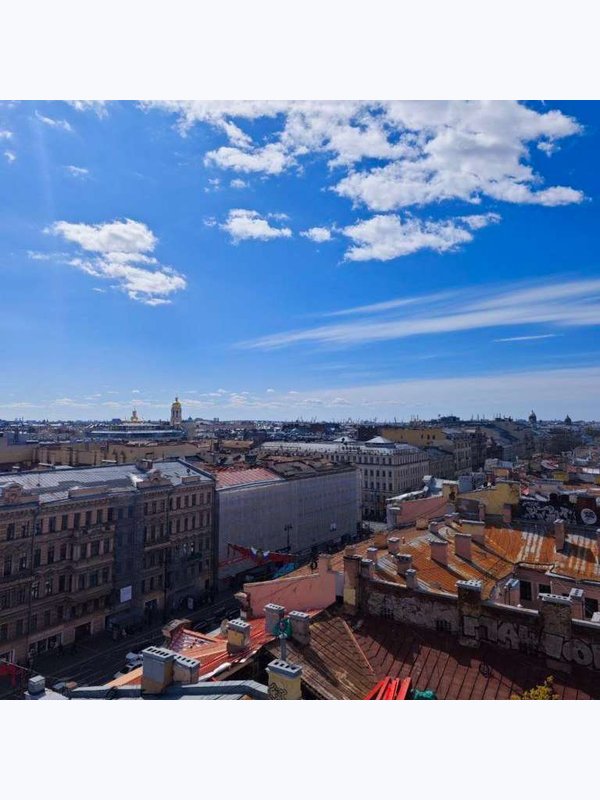 Прогулка по крышам Петербурга