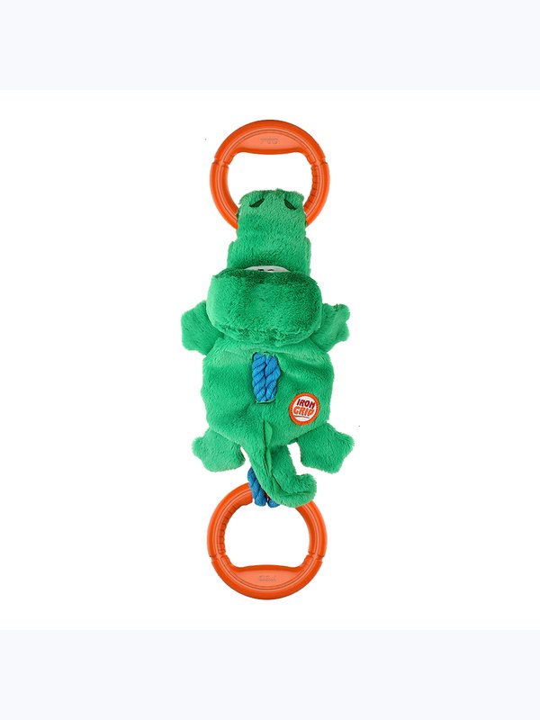 75461 Игрушка для собак Крокодил на веревке с пищалкой 51см, серия IRON GRIP