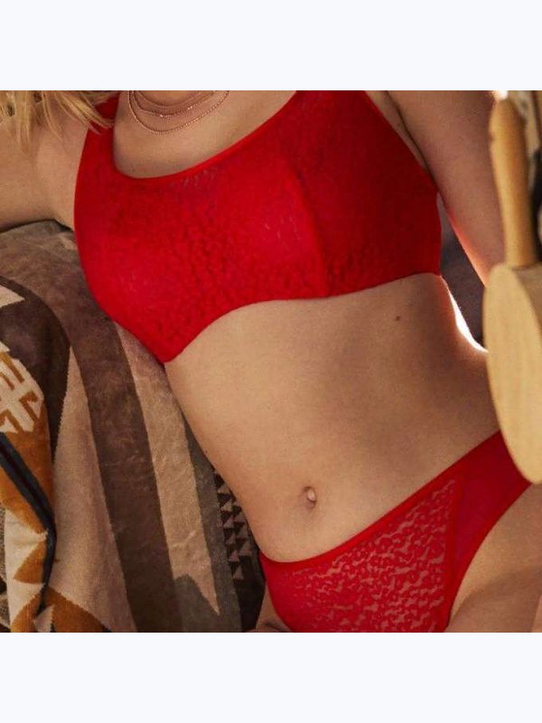 Panache Sofia Dare Crop Top (SCARLET)
