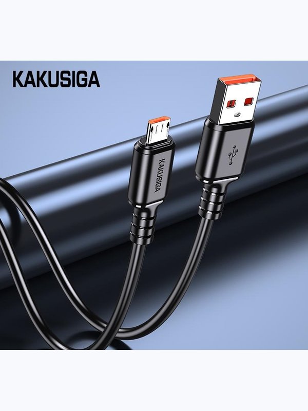 Кабель Kakusiga KSC-982 Micro USB 3A черный 1 м
