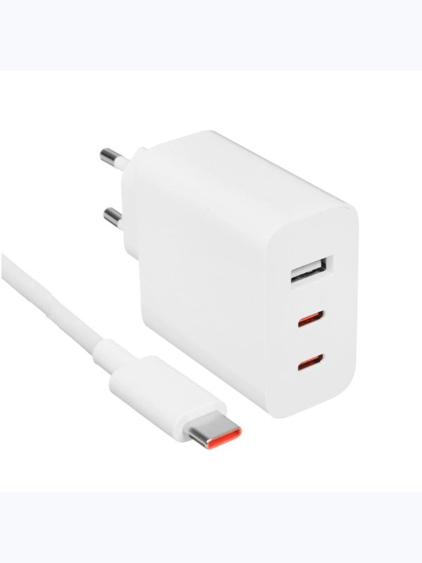 Зарядное устройство Xiaomi GaN PD67W 3А с Type-C белое