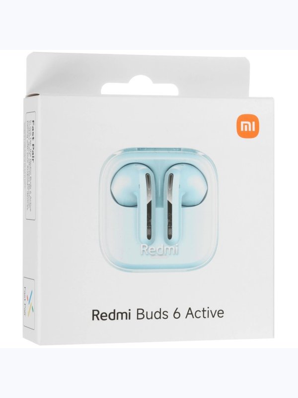 Беспроводные наушники TWS Xiaomi Redmi Buds 6 Active голубые