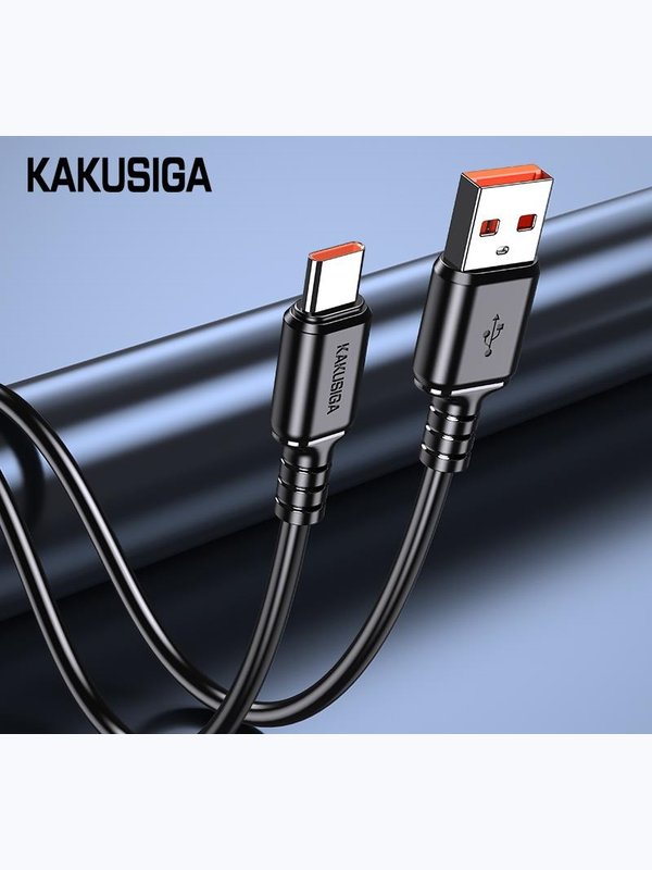 Кабель Kakusiga KSC-982 Type-C 3A черный 1 м
