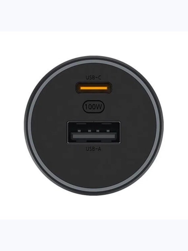 Автомобильная зарядка Xiaomi BHR4460CN PD100W+QC3.0 с Type-C 3А черная