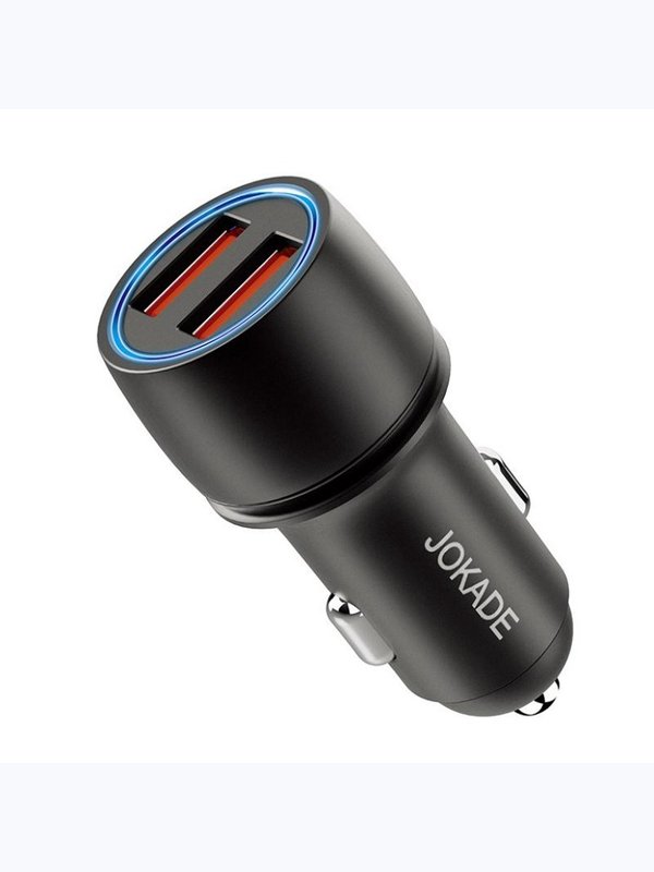 Автомобильная зарядка Jokade JH001 QC3.0 3А черное