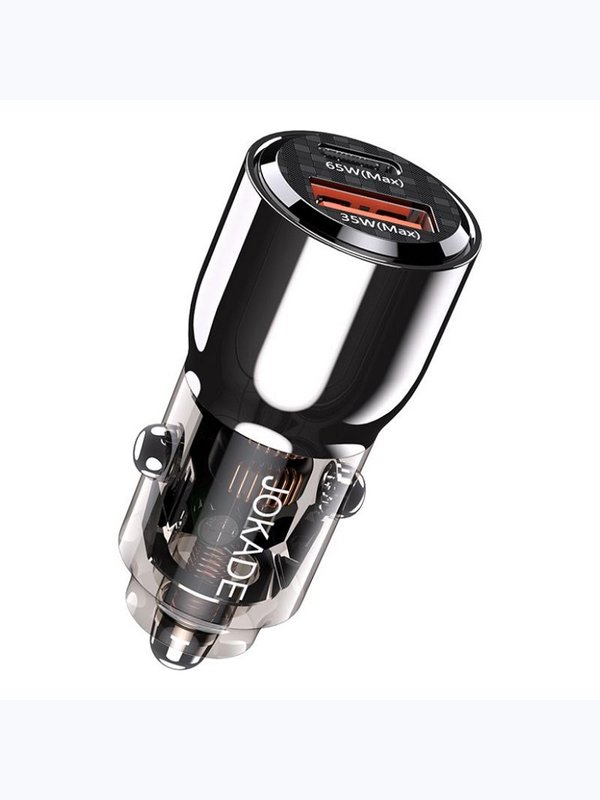 Автомобильная зарядка Jokade JH025 PD100W+QC3.0 3А черное