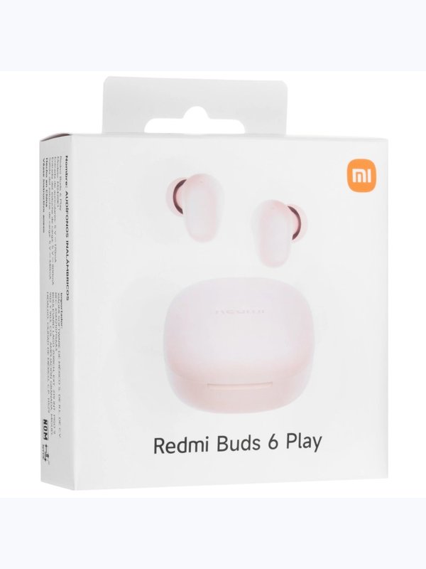 Беспроводные наушники TWS Xiaomi Redmi Buds 6 Play розовые