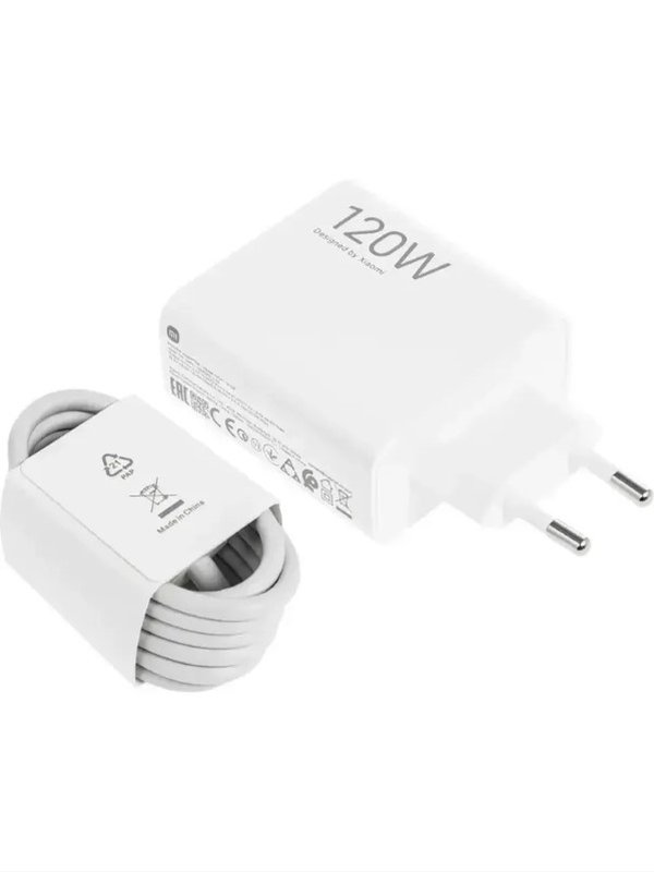 Зарядное устройство Xiaomi HyperCharge Combo PD120W 3А с Type-C белое