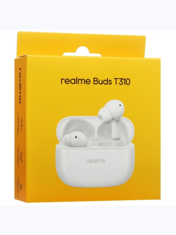 Беспроводные наушники TWS Realme Buds T310 белые