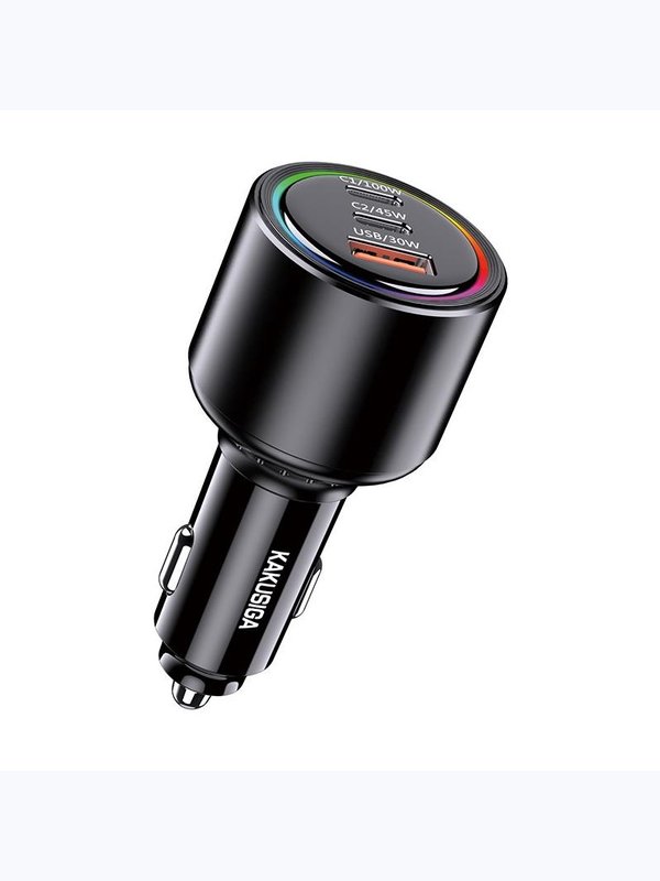 Автомобильная зарядка Kakusiga KSC-1171 PD175W+QC3.0 3А черная