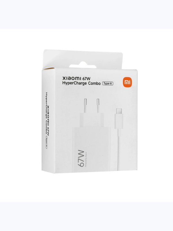 Зарядное устройство Xiaomi HyperCharge Combo PD67W 3А с Type-C белое