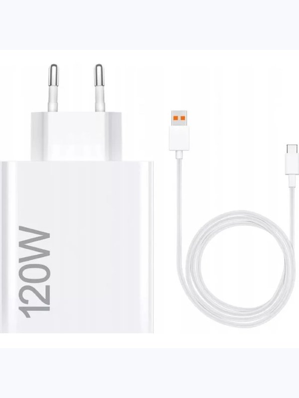 Зарядное устройство Xiaomi HyperCharge Combo PD120W 3А с Type-C белое