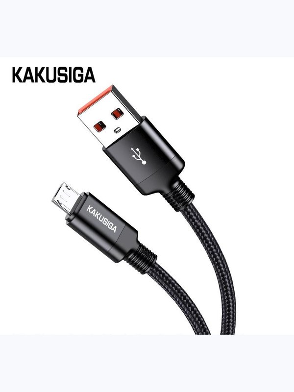 Кабель Kakusiga KSC-970 Micro USB 3A черный 1 м