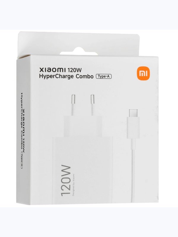 Зарядное устройство Xiaomi HyperCharge Combo PD120W 3А с Type-C белое