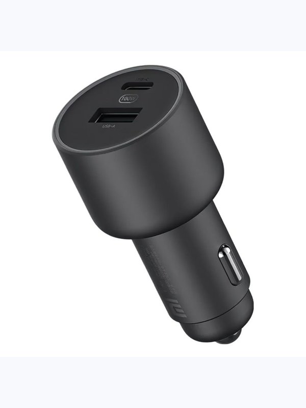 Автомобильная зарядка Xiaomi BHR4460CN PD100W+QC3.0 с Type-C 3А черная