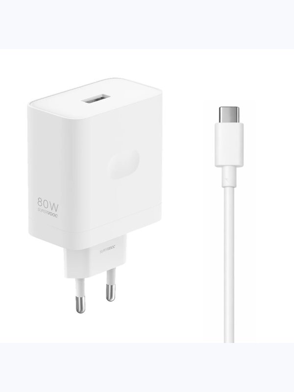 Зарядное устройство Realme SUPERVOOC PD80W 3А с Type-C белое