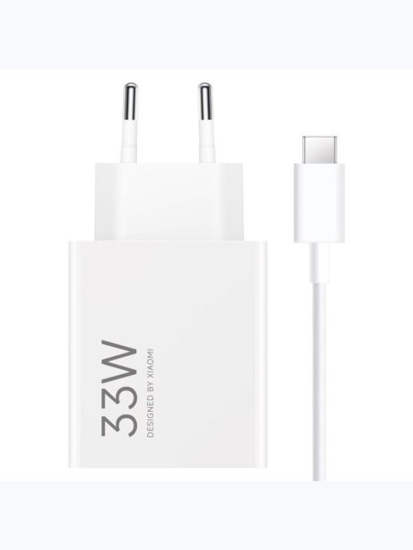 Зарядное устройство Xiaomi PD33W 3A с Type-C белое