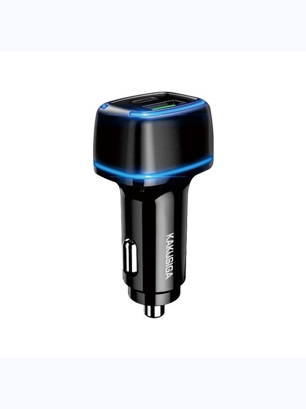Автомобильная зарядка Kakusiga KSC-539 PD20W+QC3.0 3А черное