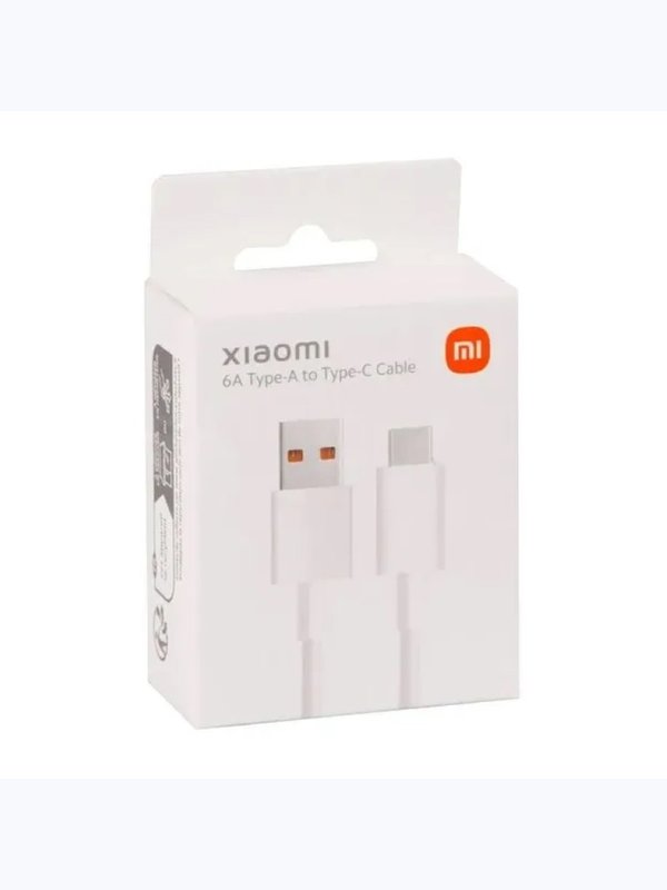 Кабель Xiaomi BHR4915CN Type-C 6A белый 1 м