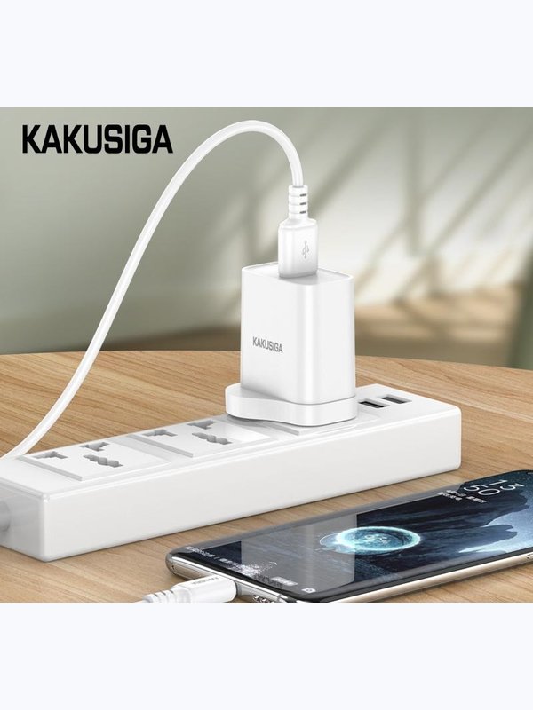 Кабель Kakusiga KSC-982 Type-C / Type-C 3А 60W белый 1 м