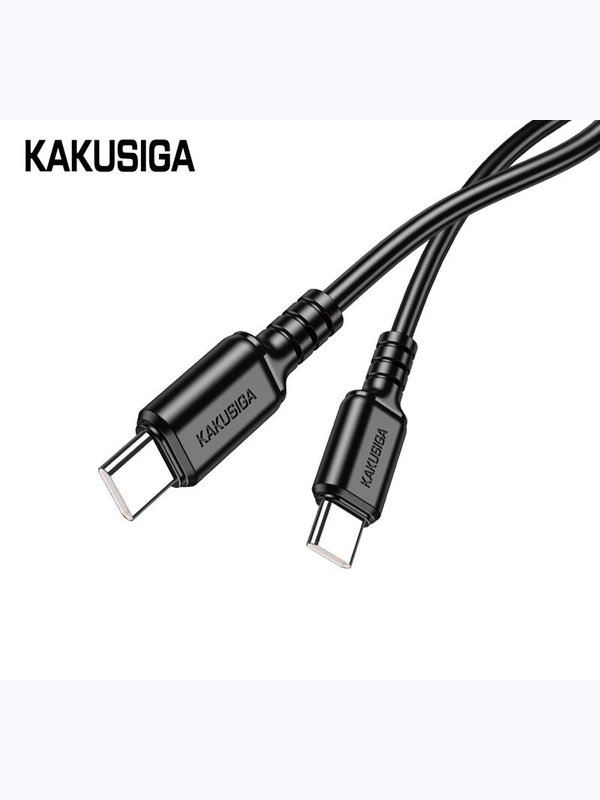 Кабель Kakusiga KSC-982 Type-C / Type-C 3А 60W черный 1 м