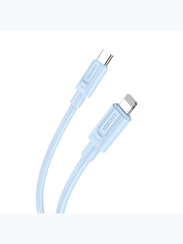 Кабель Kakusiga KSC-963 Type-C / Lightning 3А 20W силиконовый голубой 1 м