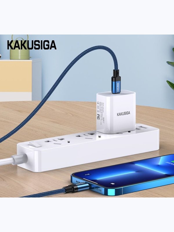 Кабель Kakusiga KSC-970 Type-C / Lightning 3А PD27W синий 1 м