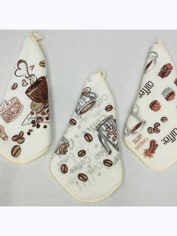 Полотенце кухонное ☕ 25х50см микрофибра