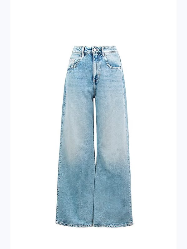 Джинсы голубые палаццо Debby Icon Denim