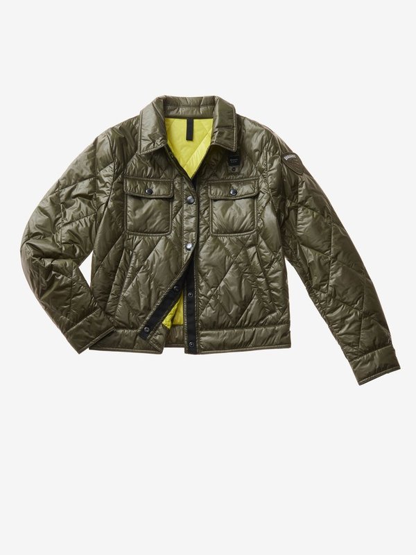 Стеганая куртка милитари Blauer