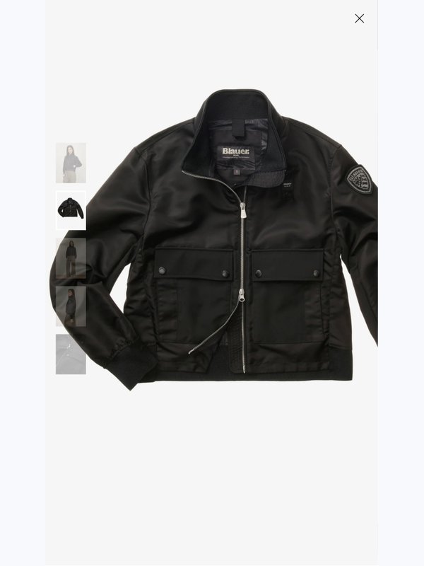 Бомбер черный Blauer
