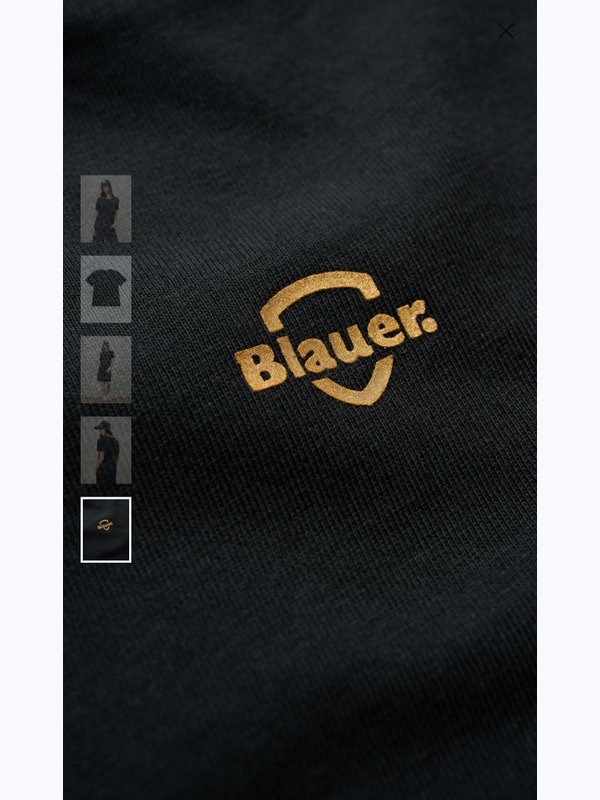 Футболка черная с лого Blauer