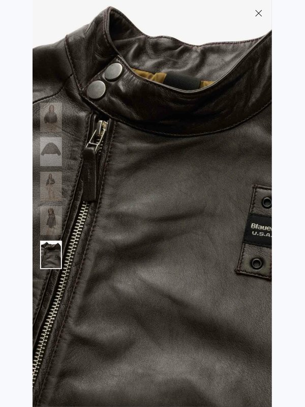 Кожаная куртка Blauer