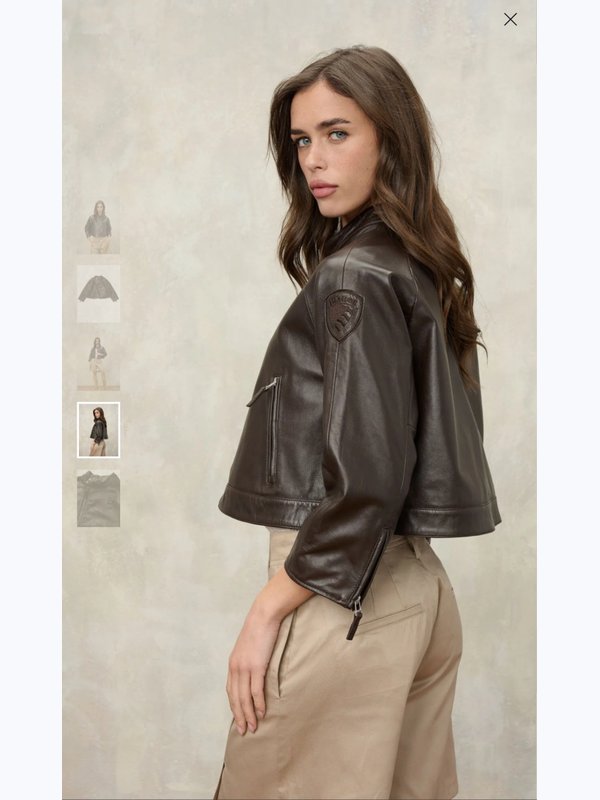 Кожаная куртка Blauer