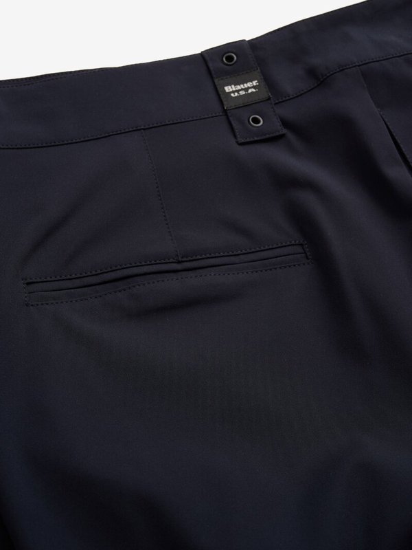 Брюки карго синие Blauer