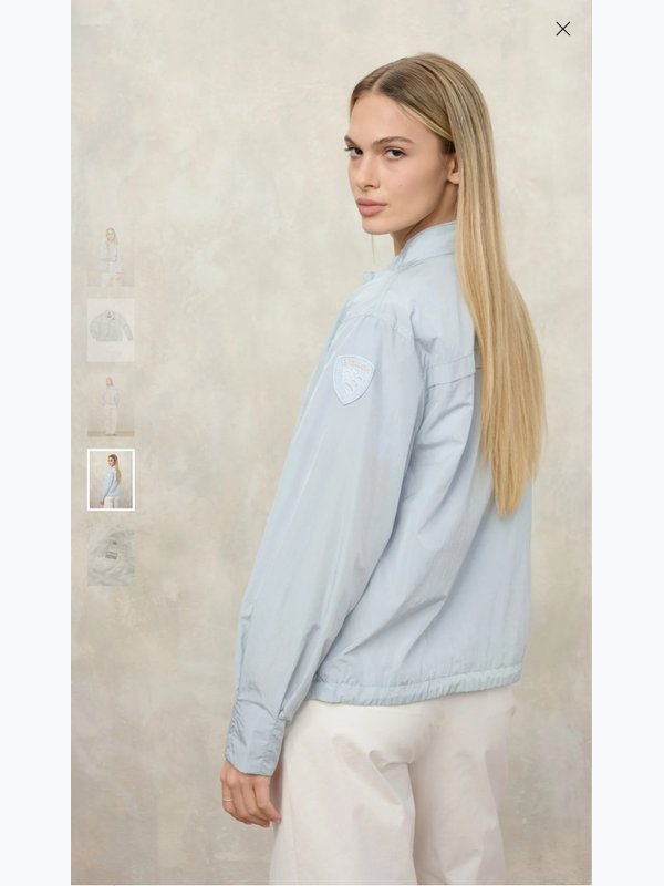 Куртка голубая Blauer