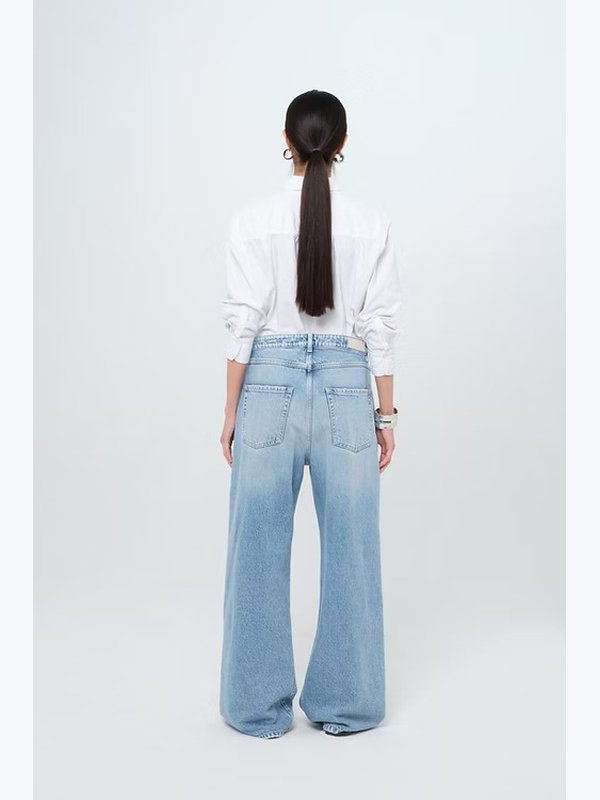 Джинсы голубые палаццо Debby Icon Denim