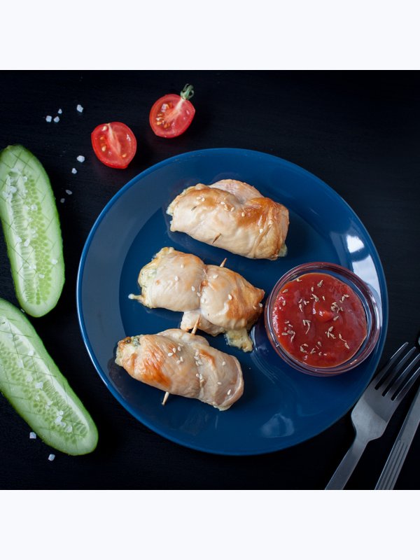 КРУЧИНИКИ С СЫРОМ И ЗЕЛЕНЬЮ В*У