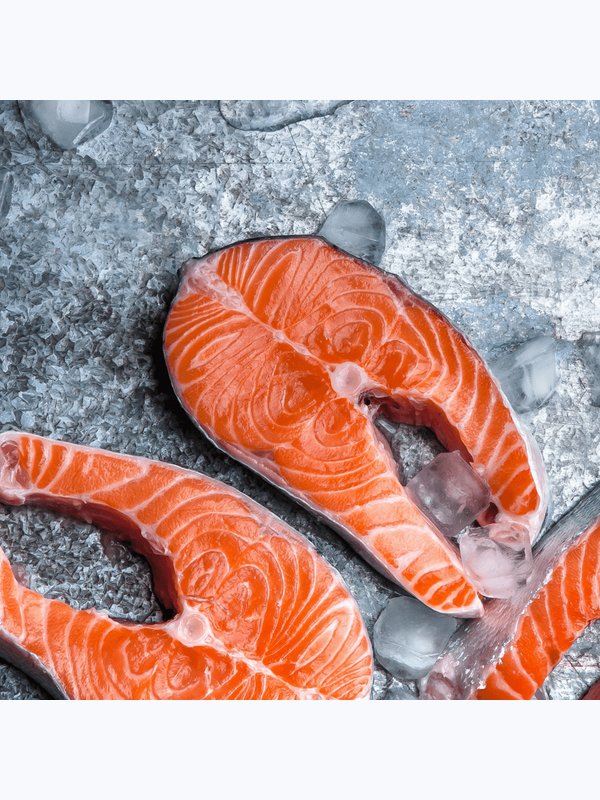 🐟 - Стейк семги атлантической с/м крупный 300-400гр/шт - 2490₽/кг