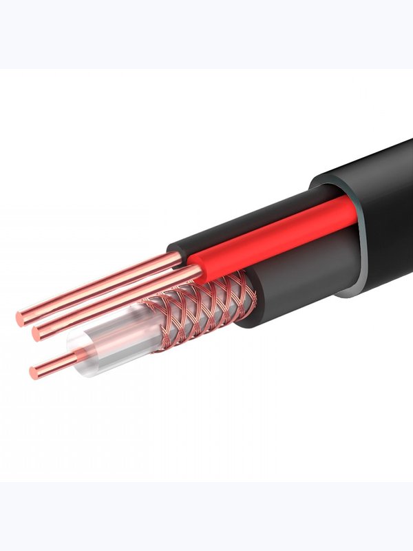 Кабель КВК RG-59 + 2 x 0.5мм. 80м. Ps-Link CB80