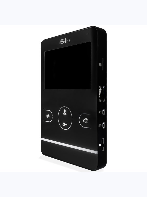 Видеодомофон проводной Ps-Link PS-402DP Black