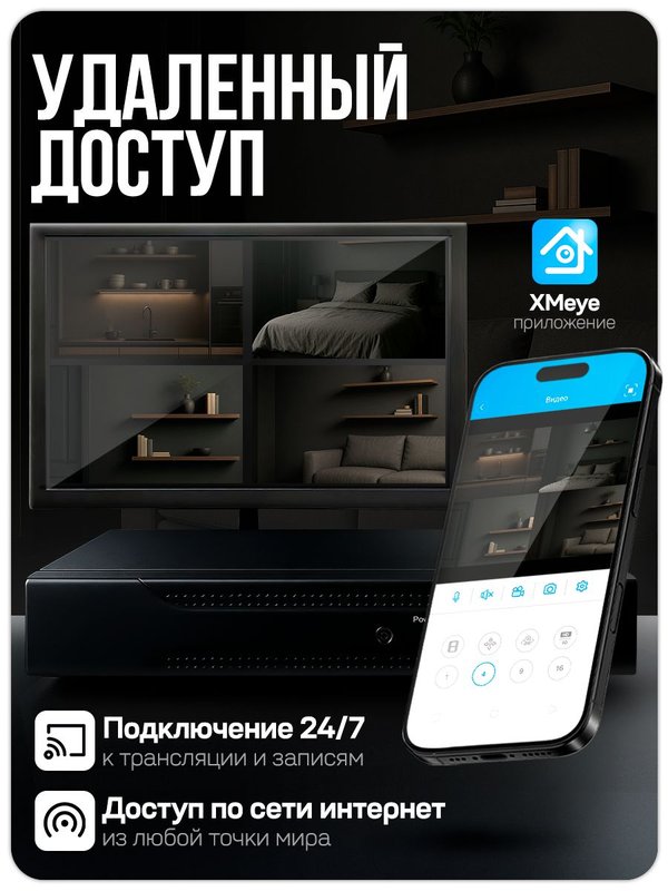 Готовый комплект 2Mp AHD видеонаблюдения Ps-link KIT-B202HD камера для улицы и камера для помещения